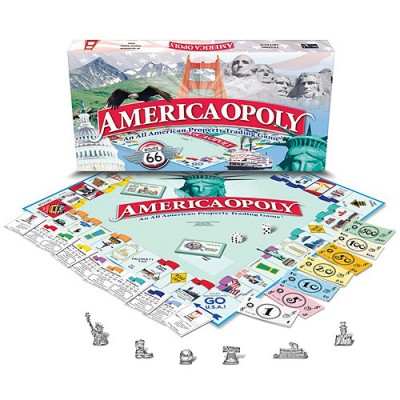 Late For The Sky America-opoly Board Game   551997024
